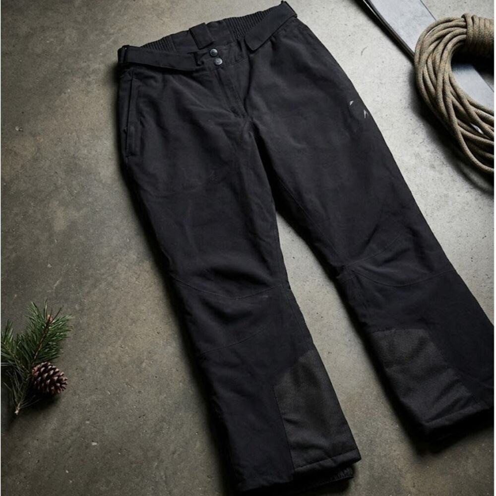 McKinley Aquamax 10K Mens Large Black Ski Snowboard Pants Waterproof